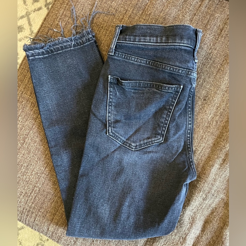 Gap Vintage slim high rise black jeans 28/6